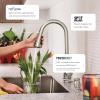 Moen Crisan Single Handle Pulldown Kitchen Faucet Featuring Power Boost and Reflex Docking System, Spot Resist Stainless, 87237SRS(Spot Resist Stainless)