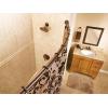 Moen Curved Adjustable Length Fixed Mount Single Shower Curtain Rod for Bathroom, Brushed Nickel Finish, CSR2160BN(Old World Bronze)