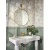 Moen Flara Brushed Gold Motionsense Wave Touchless Single Handle Bathroom Sink Faucet, S6981EWBG