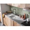 Moen Genta LX Spring Faucet with Power Boost, Modern Kitchen Faucet with One-Handle, Pre-Rinse, Easy Installation, Spot Resist Stainless, 5926SRS(Matte Black)