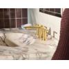 Moen Greenfield Brushed Gold Two-Handle Widespread Bathroom Sink Faucet, TV6507BG