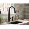 Moen Nio Matte Black Smart Faucet Touchless Pull-Down Sprayer Kitchen Faucet with Voice and Motion Control, S75005EV2BL