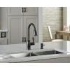 Moen Noell Mediterranean Bronze Pull‑Down Kitchen Faucet with Soap Dispenser, Featuring Power Clean and a Reflex Docking System, 87791BRB