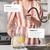 Moen Orivesi Bronzed Gold One-Handle High Arc Pulldown Kitchen Faucet with Power Boost, 87891BZG(Bronzed Gold)