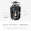 Moen Prep Series PRO Continuous Feed Compact Garbage Disposal for Kitchen Sink with Power Cord, GXP50C(1 HP)