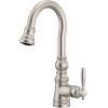 Moen S53004ORB Weymouth Shepherd’s Hook Pulldown Kitchen Bar Faucet Featuring Metal Wand with Power Clean, Oil-Rubbed Bronze(Spot Resist Stainless)