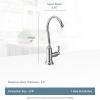 Moen S5510NL Sip Traditional Cold Water Kitchen Beverage Faucet, Optional Water Filtration System Available (Sold Separately), Polished Nickel