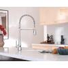 Moen Sinema Chrome Single-Handle Touchless High Arc Pulldown Kitchen Faucet, Spring Kitchen Sink Faucet with Pulldown Sprayer Head and Wave Motion Sensor, S5235EWC