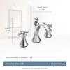 Moen T4524BN Wynford Two-Handle High Arc Bathroom Faucet, Brushed Nickel