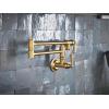 Moen Traditional Spot Resist Stainelss Wall Mount Swing Arm Folding Pot Filler Kitchen Faucet, S664SRS(Brushed Gold)