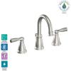 Moen WS84924SRN Two-Handle High Arc Bathroom Faucet, Spot Resist Brushed Nickel(Spot Resist Brushed Nickel)