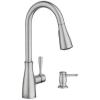 High Arc Pulldown Kitchen Faucet with One Handle