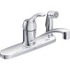 MOEN CA87554C Adler Low Arc Kitchen Faucet with Side Spray in Chrome