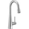 Moen 7664SRS Sleek One-Handle High Arc Pulldown Bar Faucet, Spot Resist Stainless(Chrome)