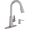 Moen 87028SRS Edwyn Spot Resist Sta Inless 1Handle Deck Mount Pulldown Kitchen Faucet, 7.5, Stainless Steel