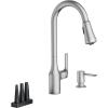 Moen 87114SRS Milton One-Handle High Arc Pulldown Kitchen Faucet, Spot Resist Stainless