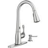 Moen 87340ESRS One-Handle High Arc Pulldown Kitchen Faucet, Spot Resist Stainless