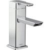 Moen 90 Degree Chrome One-Handle Modern Bathroom Faucet with Drain Assembly, S6700(Chrome)