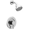 Moen Align Brushed Gold PPosi-Temp Pressure Balancing Modern Shower Trim Kit, Valve Required, T2192BG(Chrome)
