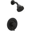 Moen Align Brushed Gold PPosi-Temp Pressure Balancing Modern Shower Trim Kit, Valve Required, T2192BG(Matte Black)