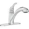 Moen CA87316C Chrome RenzoTM One Handle Low Arc Pullout Kitchen Faucet