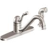 Moen Chrome CA87009 1 Handle Kitchen Faucet With Side Spray, No Size