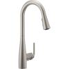 Moen Crisan Single Handle Pulldown Kitchen Faucet Featuring Power Boost and Reflex Docking System, Spot Resist Stainless, 87237SRS(Spot Resist Stainless)