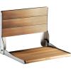 Moen Home Care Bathroom Safety Shower Chair for Elderly and Disabled, Stainless & Aluminum Foldable Teak Shower Bench, Handicap Accessories for Daily LIving, DN7110(Teak Wood)