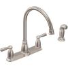 Moen, Inc. CA87000SRS Banbury Spot Resist Stainless Two-Handle High Arc Kitchen Faucet