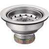 Moen Kitchen Sink Strainer Basket with Drain Assembly, Stainless Steel, 22036(Stainless)