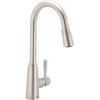 Moen Orivesi Bronzed Gold One-Handle High Arc Pulldown Kitchen Faucet with Power Boost, 87891BZG(Spot Resist Stainless)
