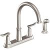 Moen, Spot Resist Stainless CA87015SRS High-Arc Kitchen Faucet with Side Spray from The Solidad Collection, 5