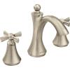Moen T4524BN Wynford Two-Handle High Arc Bathroom Faucet, Brushed Nickel