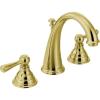 Moen T6125P Kingsley Two-Handle High-Arc Widespread Bathroom Faucet, Valve Required, Polished Brass