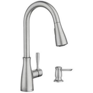High Arc Pulldown Kitchen Faucet with One Handle