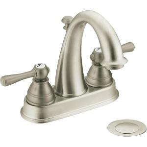 Moen 6121ORB Kingsley Two-Handle High Arc Bathroom Faucet, Oil Rubbed Bronze(Brushed Nickel)