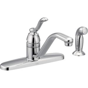 Moen 7051 Chrome One-Handle Kitchen Faucet