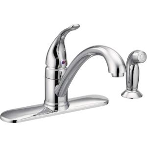 Moen 7082 Chrome One-Handle Kitchen Faucet