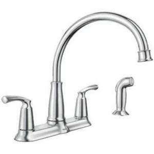 Moen 87403 Bexley High Arc Kitchen Faucet with Side Spray