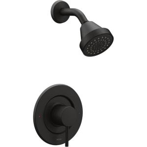 Moen Align Brushed Gold PPosi-Temp Pressure Balancing Modern Shower Trim Kit, Valve Required, T2192BG(Matte Black)