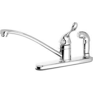 Moen CA87534 Kitchen Faucet with Side Spray from the Adler Collection, Chrome
