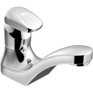 Moen Commercial Chrome M-Press Single-Mount Metering Bathroom Sink Faucet, 0.5 GPM, 8884(0.5)