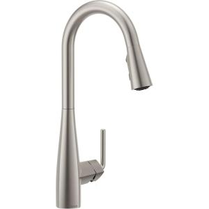 Moen Crisan Single Handle Pulldown Kitchen Faucet Featuring Power Boost and Reflex Docking System, Spot Resist Stainless, 87237SRS(Spot Resist Stainless)