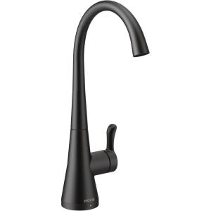 Moen S5520BL Sip Transitional Cold Water Kitchen Beverage Faucet, Optional Water Filtration System Available (Sold Separately), Matte Black
