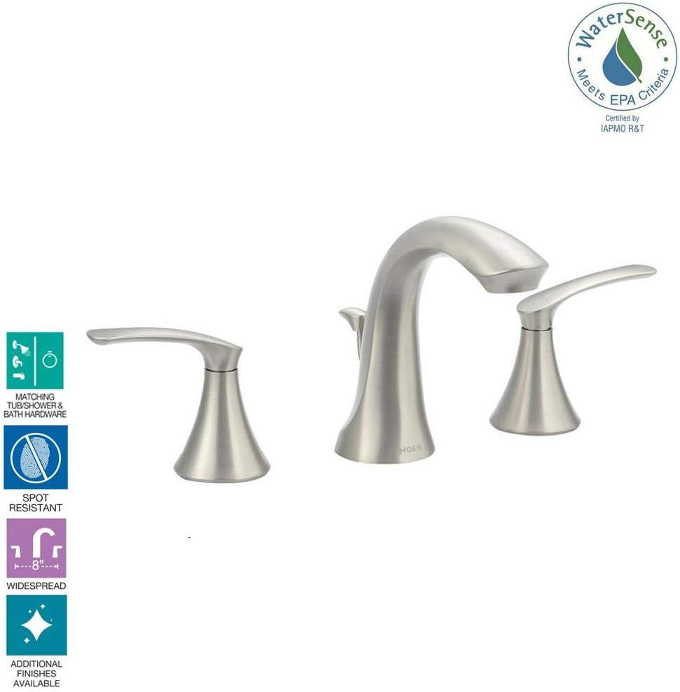 image:imageMoen Darcy 12 GPM Double Handle Widespread Bathroom Faucet