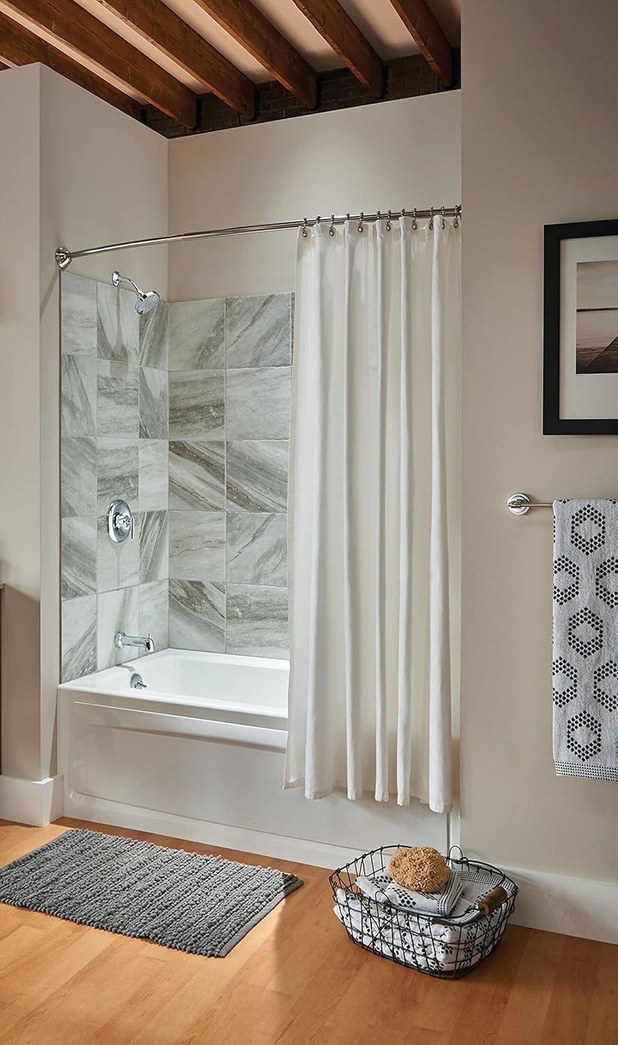 image:imageMoen Eva Brushed Nickel 3Light DualMount Bathroom Vanity Fixture Bath Lighting with Frosted Glass YB2863BNChrome
