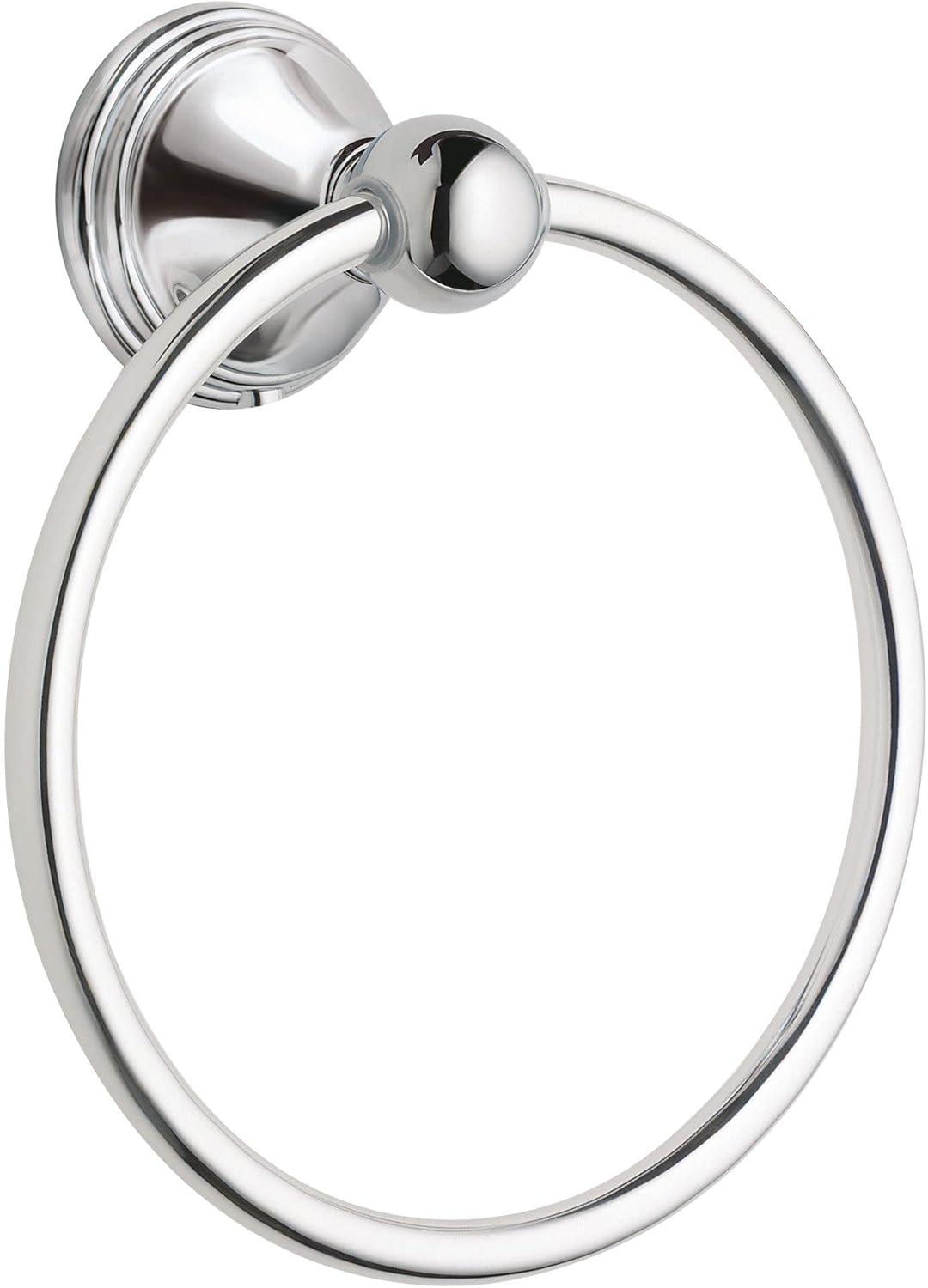 image:imageMoen Preston Collection Spot Resist Brushed Nickel Single Post Toilet Paper Holder Wall Mounted Toilet Roll Holder DN8408BNChrome