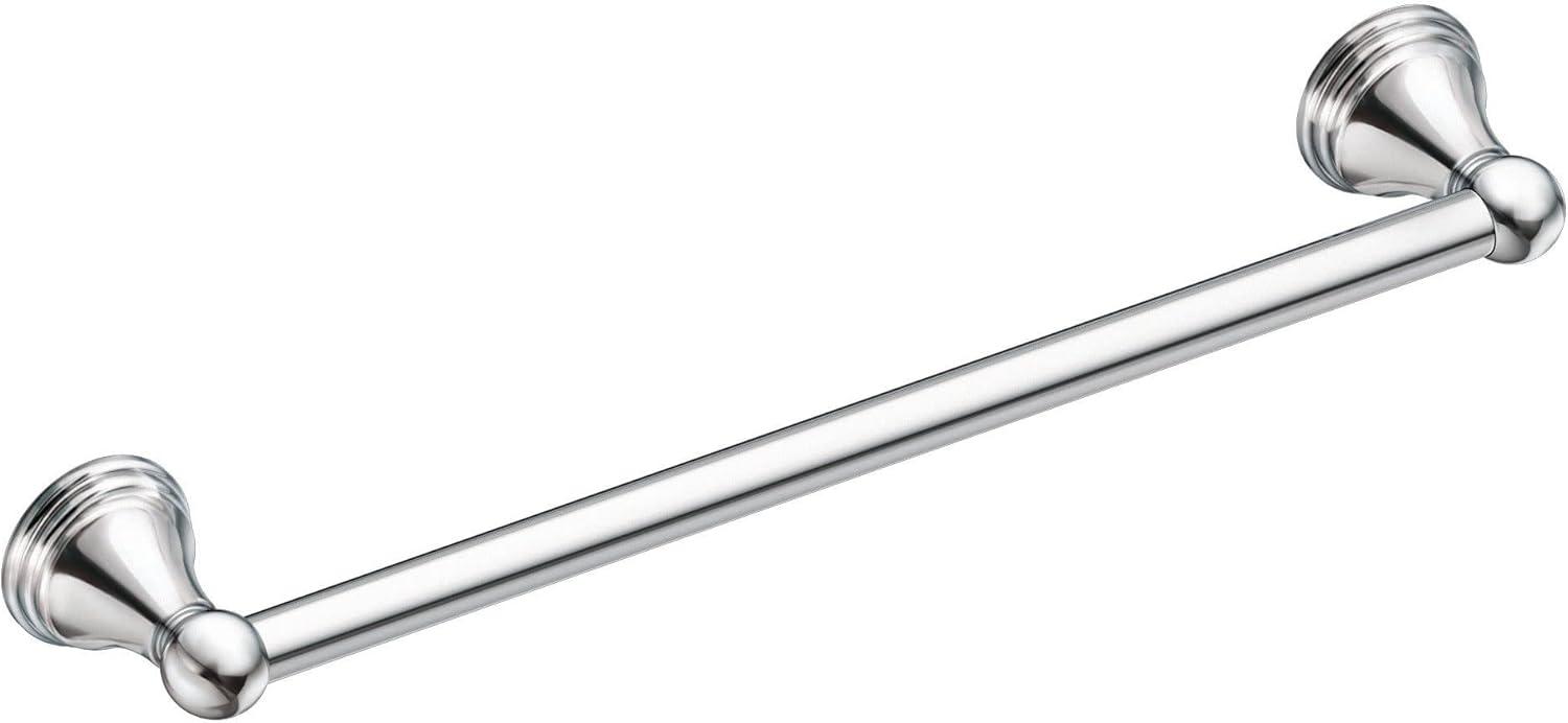 image:imageMoen Preston Collection Spot Resist Brushed Nickel Single Post Toilet Paper Holder Wall Mounted Toilet Roll Holder DN8408BNChrome