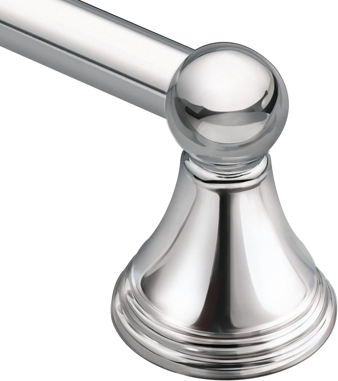image:imageMoen Preston Collection Spot Resist Brushed Nickel Single Post Toilet Paper Holder Wall Mounted Toilet Roll Holder DN8408BNChrome