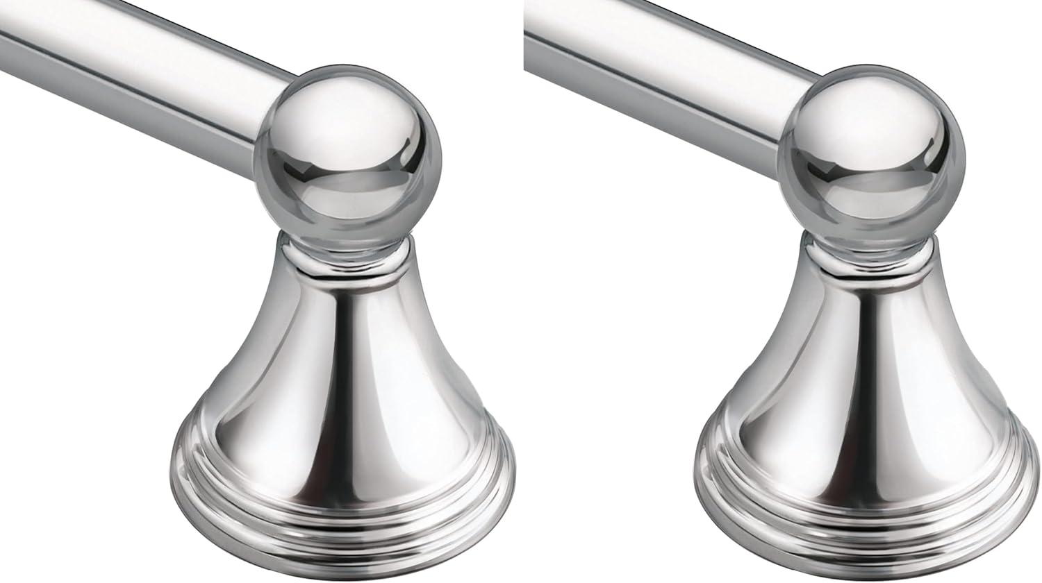 image:imageMoen Preston Collection Spot Resist Brushed Nickel Single Post Toilet Paper Holder Wall Mounted Toilet Roll Holder DN8408BNChrome
